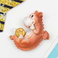 Магнит полистоун "Денежный дракоша" МИКС 4,5х1,5х6,5 см