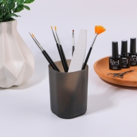 Подставка для хранения маникюрных/косметических принадлежностей &laquo;STANDART&raquo;, 7 &times; 7 &times; 9 см, цвет чёрный матовый