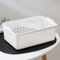 Корзина для хранения &laquo;Лофт&raquo;, 3,8 л, 29,5&times;18,5&times;10,5 см, белая