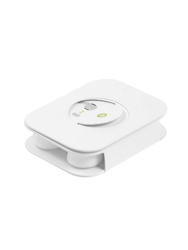 Наушники беспроводные TWS, дисплей, BT5.4, 30/500 мАч, с шумоподавлением, сенсор, белые