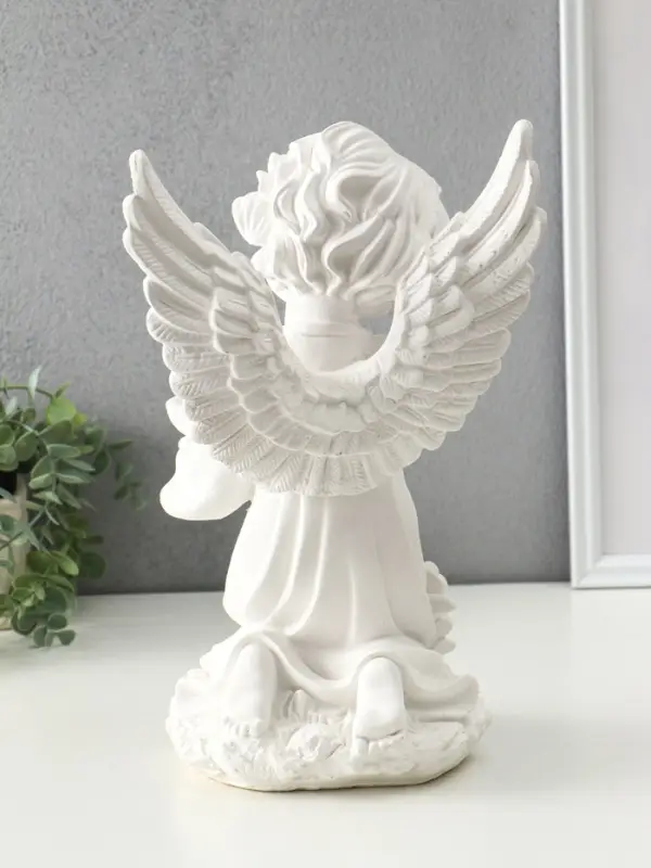 Статуэтка "Ангелочек сидячий с чашей" 33х21х17,5 см