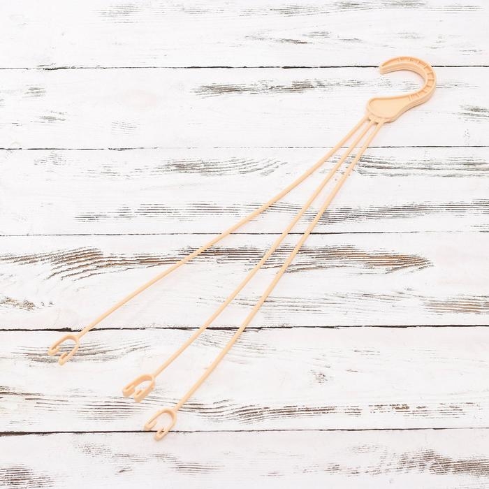 Кашпо для цветов подвесное &laquo;Алиция&raquo;, 4,3 л, с поддоном, цвет белая глина