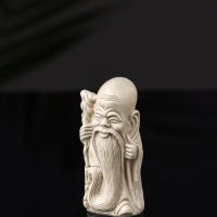 Набор фигур "Нэцкэ" 20х10х7 см, бежевый