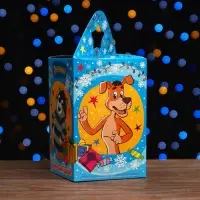 Коробка новогодняя подарочная складная &laquo;Простоквашино&raquo; 11&times;11&times;17.2 см