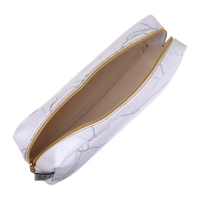 Пенал мягкий, 1 отделение, 90 х 200 х 50 см, объёмный, искусственная кожа, Calligrata "Из мрамора"