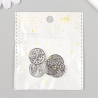 Сувенир кошельковый металл "Российская авиация" набор 5 шт 2х2 см