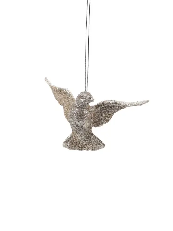 Ёлочное украшение &laquo;Праздничное сияние&raquo; голубка, 8&times;11 см, золото