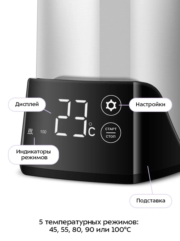 Чайник электрический КТ-6691 - 1.5 л