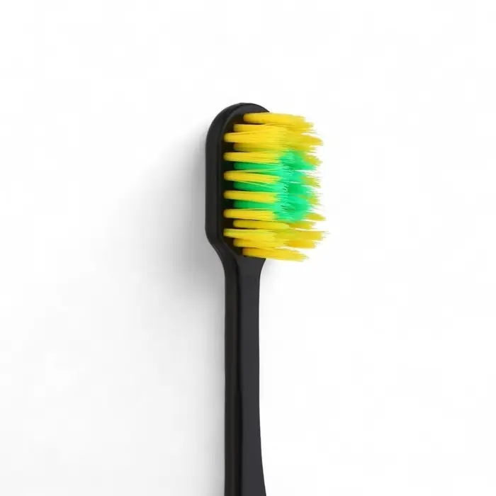Зубная щетка с широкой чистящей головкой и супертонкими щетинкам, японский стиль