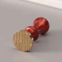 Печать для сургуча с пластиковой ручкой "Сердечки на нитях" 6,3х2,5х2,5 см