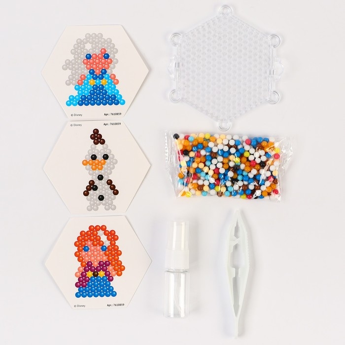 Набор мозаек 3 в 1 &laquo;Холодное сердце&raquo;, Авквамозайка, Термомозайка и мозаика из EVA, 4+