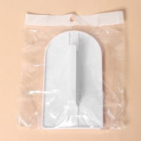 Шпатель кондитерский с ручкой KONFINETTA, 14,2&times;8 см, цвет белый