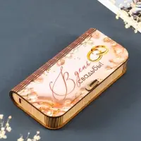 Купюрница "В день свадьбы" 17х8,5 см