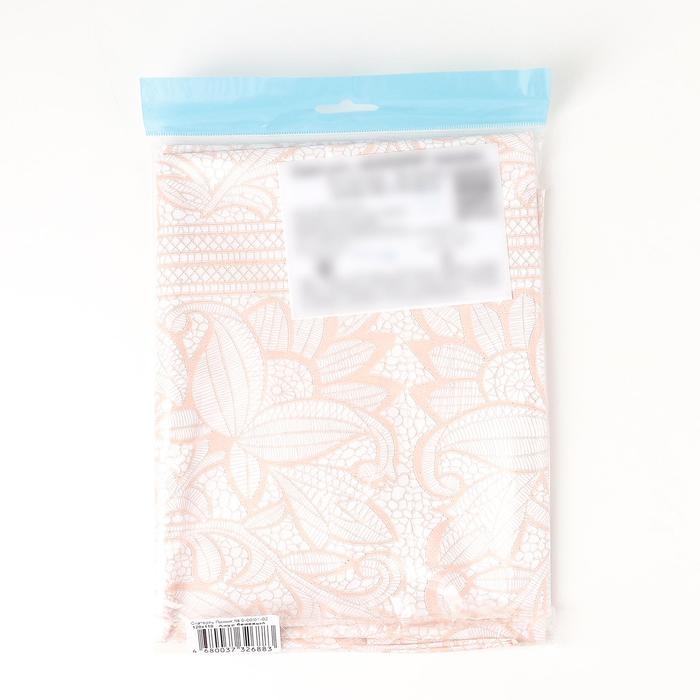 Скатерть без основы многоразовая &laquo;Ажур&raquo;, 110&times;120 см, цвет бежевый