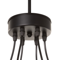 Люстра 2719/6 E27 40Вт черно-золотой 54х54х40 см BayerLux