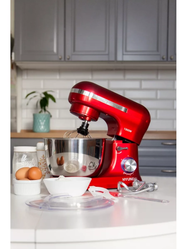 Миксер планетарный HYM-S6451 1300Вт красный