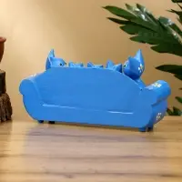 Сувенир "Кошачье семейство" дерево 20х5х10 см, цв. синий