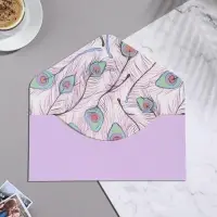 Конверт для денег &laquo;Поздравляю!&raquo; софт тач, тиснение, сиреневый цвет, 9&times;19 см