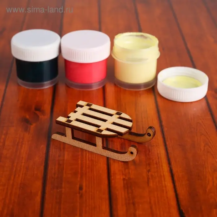 Сувенир &laquo;Сани&raquo;, 6,5&times;3&times;2 см