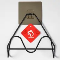 Держатель для крышек и разделочных досок Доляна, 16&times;8&times;14,6 см, на липучке, цвет чёрный