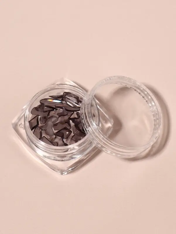 Фигурки для декора, объёмные, фиолетовые, полупрозрачные