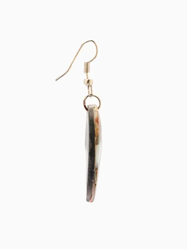 Серьги "Морская ракушка" ракушка 5,5х2 см