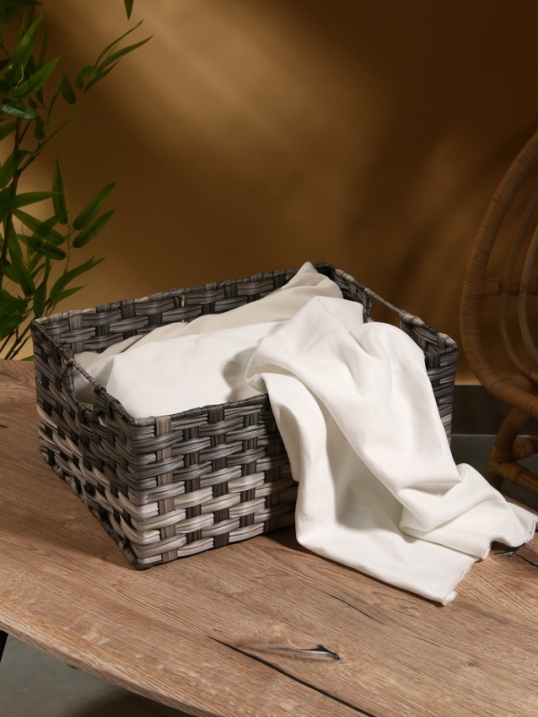 Корзина плетеная 40х29х17 см, пластик