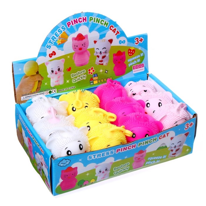 Мялка &laquo;Мишка&raquo; с пастой, цвета МИКС