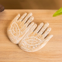 Сувенир интерьерный "Ладошки" дерево 23х20х4 см