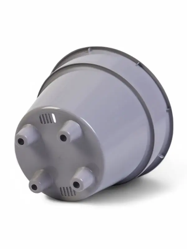 Горшок "Клевер" 4,5 л, D-20 см, h-18 см, цвет серый шёлк