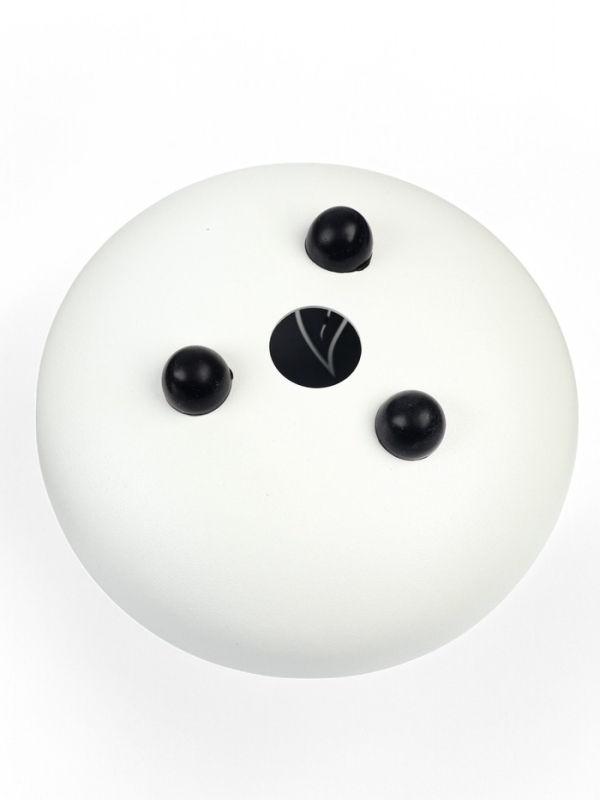 Глюкофон - музыкальный инструмент, цветок белый, 11 лепестков, 18 х 18 х 11 см