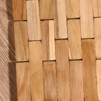 Коврик из тикового дерева, 30х20х0,7 см