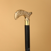 Трость "Завиток" шишам, латунь 92 см