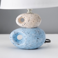 Настольная лампа с абажуром RISALUX &laquo;Эмма&raquo;, Е14, 40 Вт, 20&times;20&times;27 см