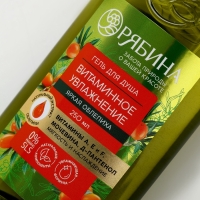 Гель для душа, витаминное увлажнение, аромат облепихи, 250 мл, Рябина