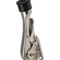 Фиксатор дверной LOCKLAND &ldquo;козья ножка&rdquo;, с автоподъемом, цвет хром