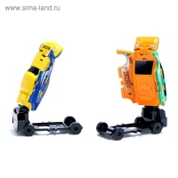 Машина &laquo;Гонка&raquo;, трансформируется, набор 2 штуки, МИКС