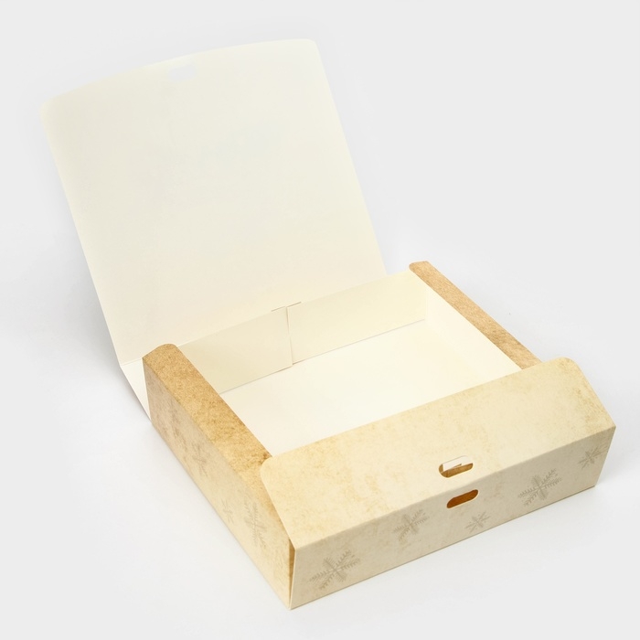 Новый год. Коробка подарочная новогодняя складная, упаковка, &laquo;Волшебного Нового Года&raquo;, 20 &times; 18 &times; 5 см.