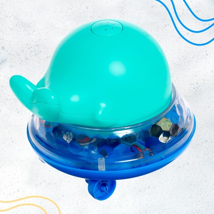 Музыкальная игрушка-фонтанчик &laquo;Весёлый кит&raquo;, водоплавающая