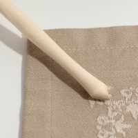 Ложка полубаская, без росписи, хемпельная, 19&times;6 см