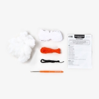 Набор для вязания крючком. Амигуруми: мягкая игрушка своими руками &laquo;Утёнок&raquo;, 8 см