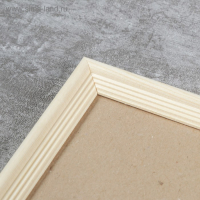 Фоторамка с20 50х70 см белое дерево (пластиковый экран)