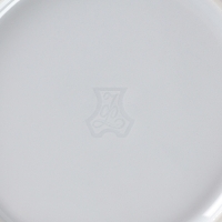 Тарелка фарфоровая глубокая &laquo;Сирень&raquo;, 250 мл, d=20 см, белая