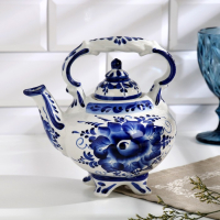 Чайник &laquo;Каприз&raquo;, гжель