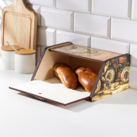Хлебница деревянная Доляна &laquo;Клад&raquo;, 20&times;28,5&times;13 см