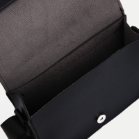 Сумка детская для девочки на магните, цвет чёрный