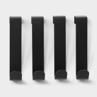 Крючки надверные SAVANNA Black Loft, 4 шт, металл, 3&times;12&times;2,2, цвет чёрный
