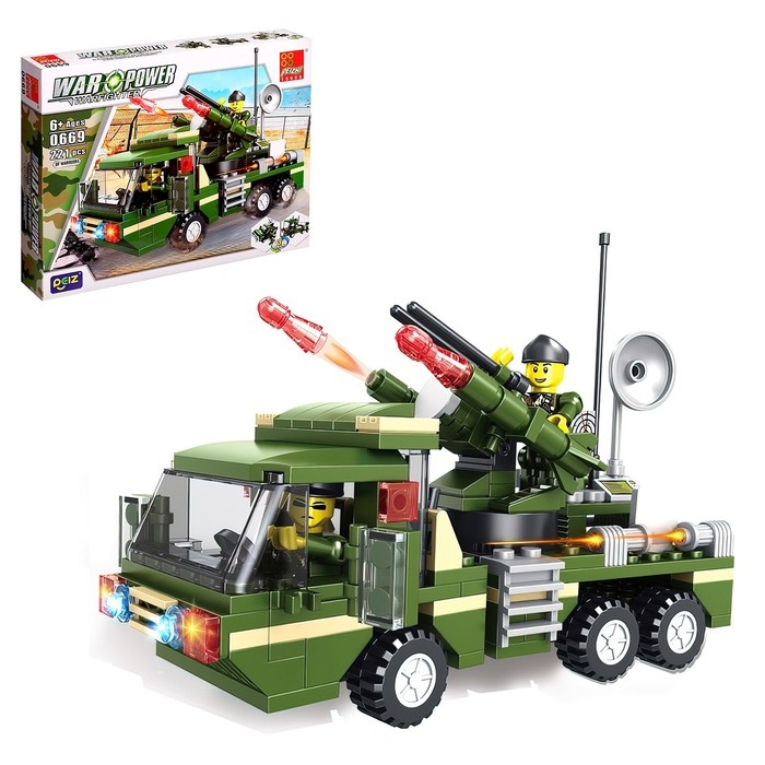 Конструктор 4 в 1 Военные &laquo;Солдаты&raquo;, 4 вида МИКС