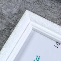 Фоторамка пластик L-2 15х21 см белый (пластиковый экран)