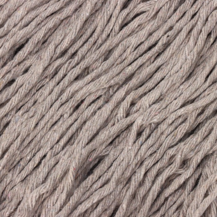 Насадка для швабры верёвочная Доляна, удлинённая насадка 21 см, хлопок, 31&times;21&times;4 см, цвет МИКС